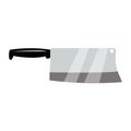 butcher knife vector icon logo