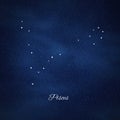 Pisces constellation, Cluster of stars, Fishes constellation