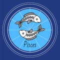 Pisces Astrology Sign, Zodiac and Horoscope Symbol