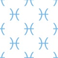 Pisces seamless pattern