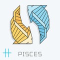 Pisces sign Royalty Free Stock Photo