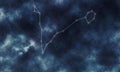 Pisces Star Constellation, Night Sky Fishes