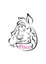 The Pisces woman Royalty Free Stock Photo