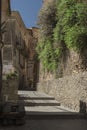 Pisciotta, Cilento, Italy. Small medieval village. Royalty Free Stock Photo