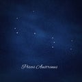 Piscis Austrinus constellation, Cluster of stars, Southern Fish constellation Royalty Free Stock Photo