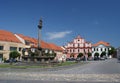 Pisek oldtown square Royalty Free Stock Photo