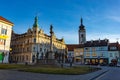 Pisek - town in South Czechia. Sunny day