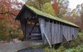 Pisgah covered bridge in autumn