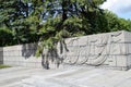 Piskaryovskoye memorial cemetery in Leningrad Royalty Free Stock Photo