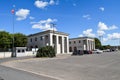 Piskaryovskoye memorial cemetery in Leningrad Royalty Free Stock Photo