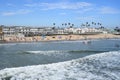 Pismo Beach, California, USA - July 29, 2023: A people rest on the Pismo Beach