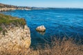 Pismo Beach cliffs and ocean view, Pacific Coast, CA