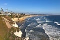 Pismo Beach at San Luis Obispo Bay facing Pacific Ocean in California Royalty Free Stock Photo