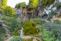 Pisoaia waterfall in the Carpathian mountains, Apuseni, Romania, Alba County Royalty Free Stock Photo