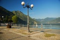 Pisogne lakefront, Iseo lake, Italy