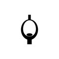 Pissoir icon. Bathroom and sauna element icon. Premium quality graphic design. Signs, outline symbols collection icon