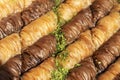 Pistachio baklava.