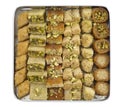 Pistachio baklava. Traditional Middle Eastern Flavors.