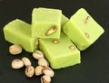 Pistachio barfi