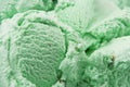 Pistachio ice cream Royalty Free Stock Photo