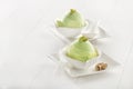 Pistachio ice cream Royalty Free Stock Photo