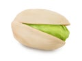 Pistachio isolated on white background with clipping path and full depth of field Royalty Free Stock Photo