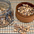 Pistachio nuts. Royalty Free Stock Photo