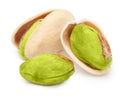 Pistachio nuts isolated