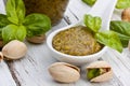 Pistachio pesto Royalty Free Stock Photo