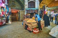 Pistachio seller in Grand Bazaar, Isfahan, Iran Royalty Free Stock Photo