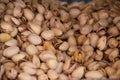 Pistachio tree seeds texture food pattern background