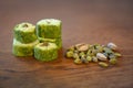 Pistachio Turkish Delight With Nuts