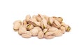 Pistachios nuts on a white background Royalty Free Stock Photo