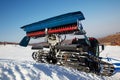 Piste machine (snow cat) Royalty Free Stock Photo