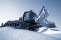 Piste machine (snow cat) Royalty Free Stock Photo