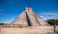 Iew of El Castillo pyramid at Chichen Itza