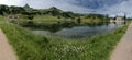 The Seebenalpsee, a secluded alpine lake on Flumserberg, Swiss Alps