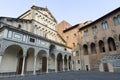 Pistoia (Tuscany), cathedral facade Royalty Free Stock Photo