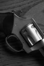 Pistol Handgun Closeup Trigger for Shooting Self Defense or Military Royalty Free Stock Photo