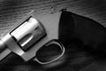 Pistol Handgun Closeup Trigger for Shooting Self Defense or Military Royalty Free Stock Photo