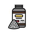 pistol powder color icon vector illustration Royalty Free Stock Photo