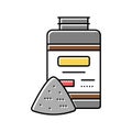 pistol powder color icon vector illustration Royalty Free Stock Photo