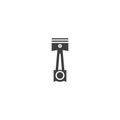 Piston engine icon vector Royalty Free Stock Photo