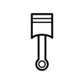 Piston engine icon vector logo design template Royalty Free Stock Photo