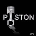 Piston engine part