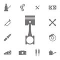 Piston icon. Set of car repair icons. Signs of collection, simple icons for websites, web design, mobile app, info graphics Royalty Free Stock Photo