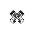 Piston logo icon design vector template