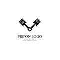 Piston logo template