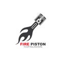 piston vector icon illustration design Royalty Free Stock Photo