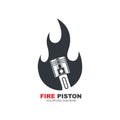 piston vector icon illustration design Royalty Free Stock Photo